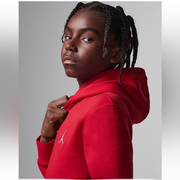 Jordan MJ Brooklyn Big Kids' Fleece Pullover Hoodie Sz L - Picture 6 of 10